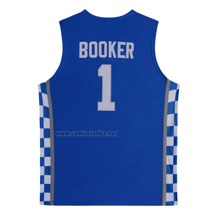 Camiseta NCAA Kentucky Wildcat Devin Booker 2025 Azul